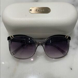 Chloe Women's Black Sunglasses